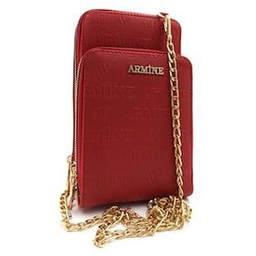 Armine 321 Kadın Lazer Günlük Telefon Haki Çapraz Çanta