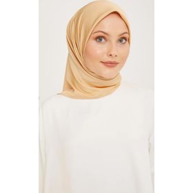 Armine 323 Sport Krem Düz Renk Fon Eşarp