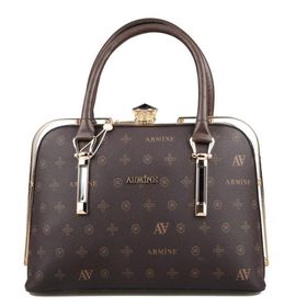 Armine 339 Kahve Baskılı Kadın Çanta