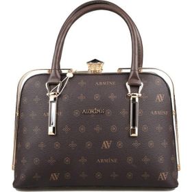 Armine 339 Kahve Baskılı Kadın Çanta