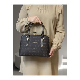 Armine 339 Kahve Baskılı Kadın Çanta