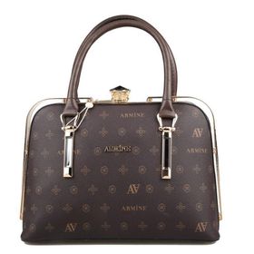 Armine 339 Kahve Baskılı Kadın Çanta