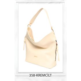 Armine 358 Krem Kadın Omuz Çantası