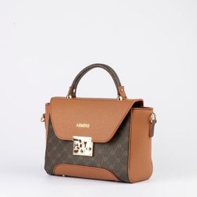 Armine 378 Kahve Noktalı Kadın Çantası