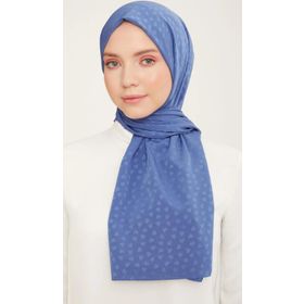Armine 4-125 İndigo Kalpli Şal