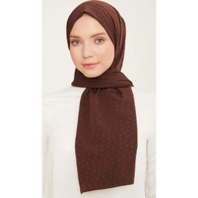 Armine 4-129 Kahverengi Kalpli Şal