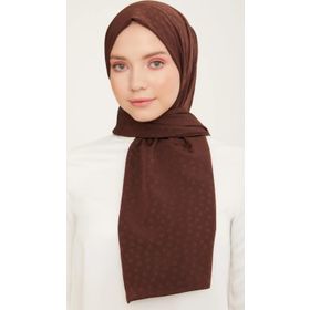 Armine 4-129 Kahverengi Kalpli Şal