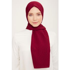 Armine 4-132 Bordo Kalpli Şal