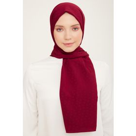 Armine 4-132 Bordo Kalpli Şal
