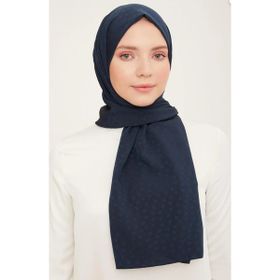 Armine 4-135 Lacivert Kalpli Şal