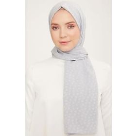 Armine 4-355 Açık Gri Kalpli Şal