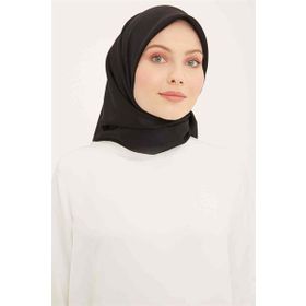 Armine 42 Trend Siyah Düz Renk Eliza Eşarp