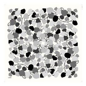 Armine 6083-09 Soft Gri Desenli Eşarp