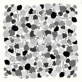 Armine 6083-09 Soft Gri Desenli Eşarp