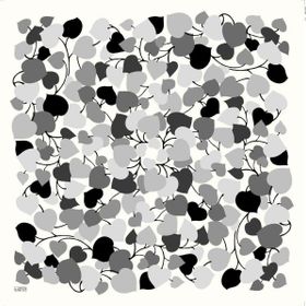 Armine 6083-09 Soft Gri Desenli Eşarp