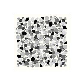 Armine 6083-09 Soft Gri Desenli Eşarp