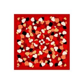 Armine 6083-10 Soft Kırmızı Desenli Eşarp