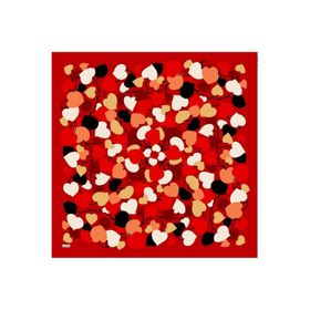 Armine 6083-10 Soft Kırmızı Desenli Eşarp