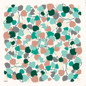 Armine 6083-14 Soft Su Yeşili Desenli Eşarp