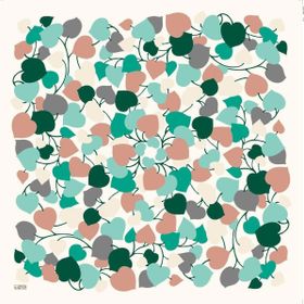 Armine 6083-14 Soft Su Yeşili Desenli Eşarp