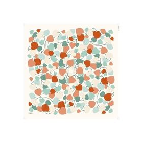 Armine 6083-15 Soft Turuncu Desenli Eşarp