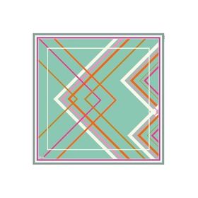 Armine 6085-01 Soft Mint Yeşili Desenli Eşarp