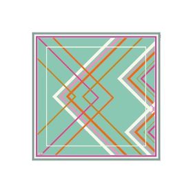 Armine 6085-01 Soft Mint Yeşili Desenli Eşarp