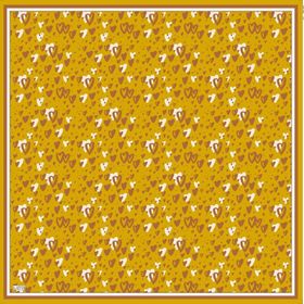 Armine 6088-18 Soft Koyu Hardal Desenli Eşarp