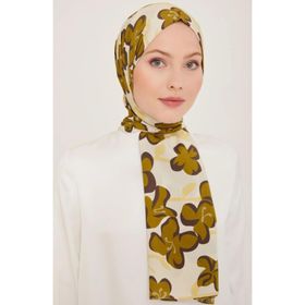 Armine 6348-09 Krem Yeşil Şal