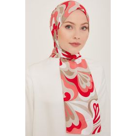 Armine 6348-2-10 Pembe Beyaz Şal