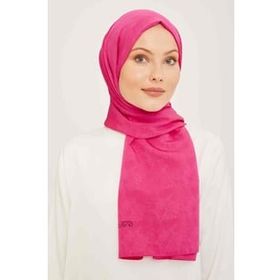 Armine 8-04 Pembe Düz Renk Şal