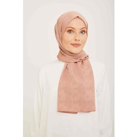 Armine 8-106 Koyu Nude Düz Renk Şal