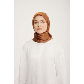 Armine 802 Trend Kahve Düz Renk Jan Jan Şifon Eşarp