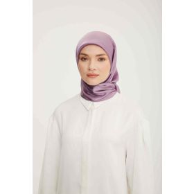 Armine 803 Trend Lila Düz Renk Jan Jan Şifon Eşarp