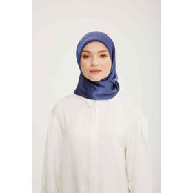Armine 809 Trend Kot Mavisi Düz Renk Jan Jan Şifon Eşarp