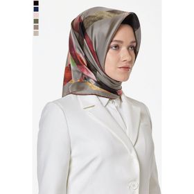 Armine 8105D Tivil İpek Desenli Kadın Eşarp