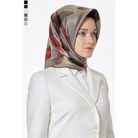 Armine 8105D Tivil İpek Desenli Kadın Eşarp