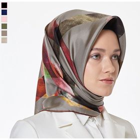Armine 8105D Tivil İpek Desenli Kadın Eşarp