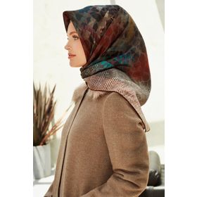 Armine 8201D-31 Nostalji Twill İpek Eşarp