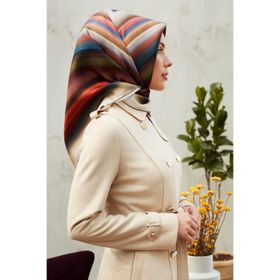 Armine 8237D-02 Nostalji Serisi Twill İpek Eşarp