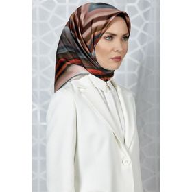 Armine 8237D-02 Nostalji Serisi Twill İpek Eşarp