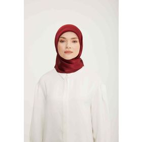 Armine 829 Trend Bordo Düz Renk Jan Jan Şifon Eşarp