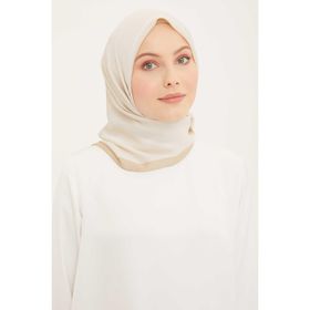 Armine 83 Trend Bej Düz Renk Eliza Eşarp