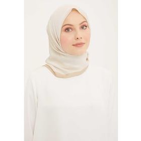 Armine 83 Trend Bej Düz Renk Eliza Eşarp