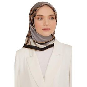 Armine 8845-03 Twill Nostalji İpek Eşarp