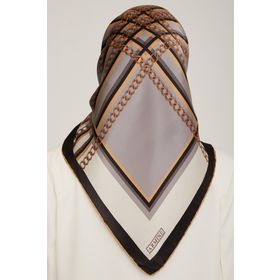 Armine 8845-03 Twill Nostalji İpek Eşarp