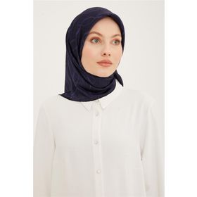 Armine 8925-34 Lacivert Eşarp