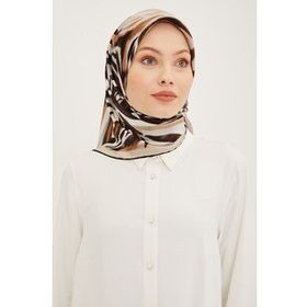 Armine 8929D Renkli Twill Ipek Eşarp
