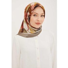 Armine 8932-03 Pastel Yeşili Batik Desen Tivil İpek Eşarp