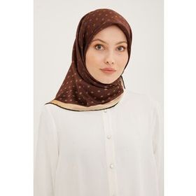Armine 8936D Renkli Twill İpek Eşarp